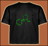 Nicotine Molecule Shirt